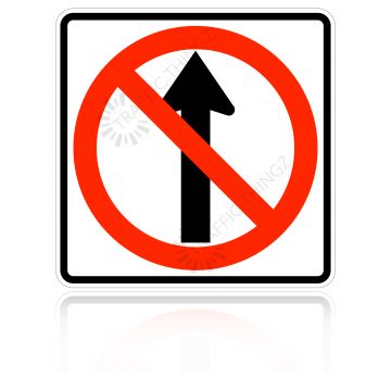 MUTCD R3-27 No Thru Movement